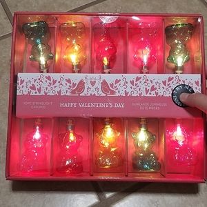 10pc Valentines Gummy Bear String Light Garland